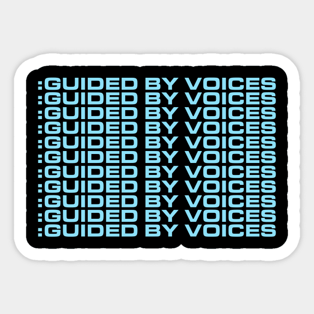 Guided by Voices GBV Tremblers Logo Sticker by Leblancd Nashb